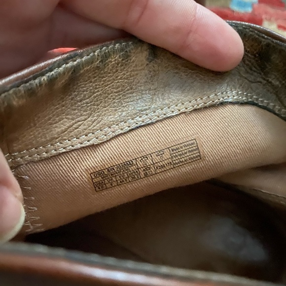 Brown Ugg Leather Booties - Picture 7 of 8